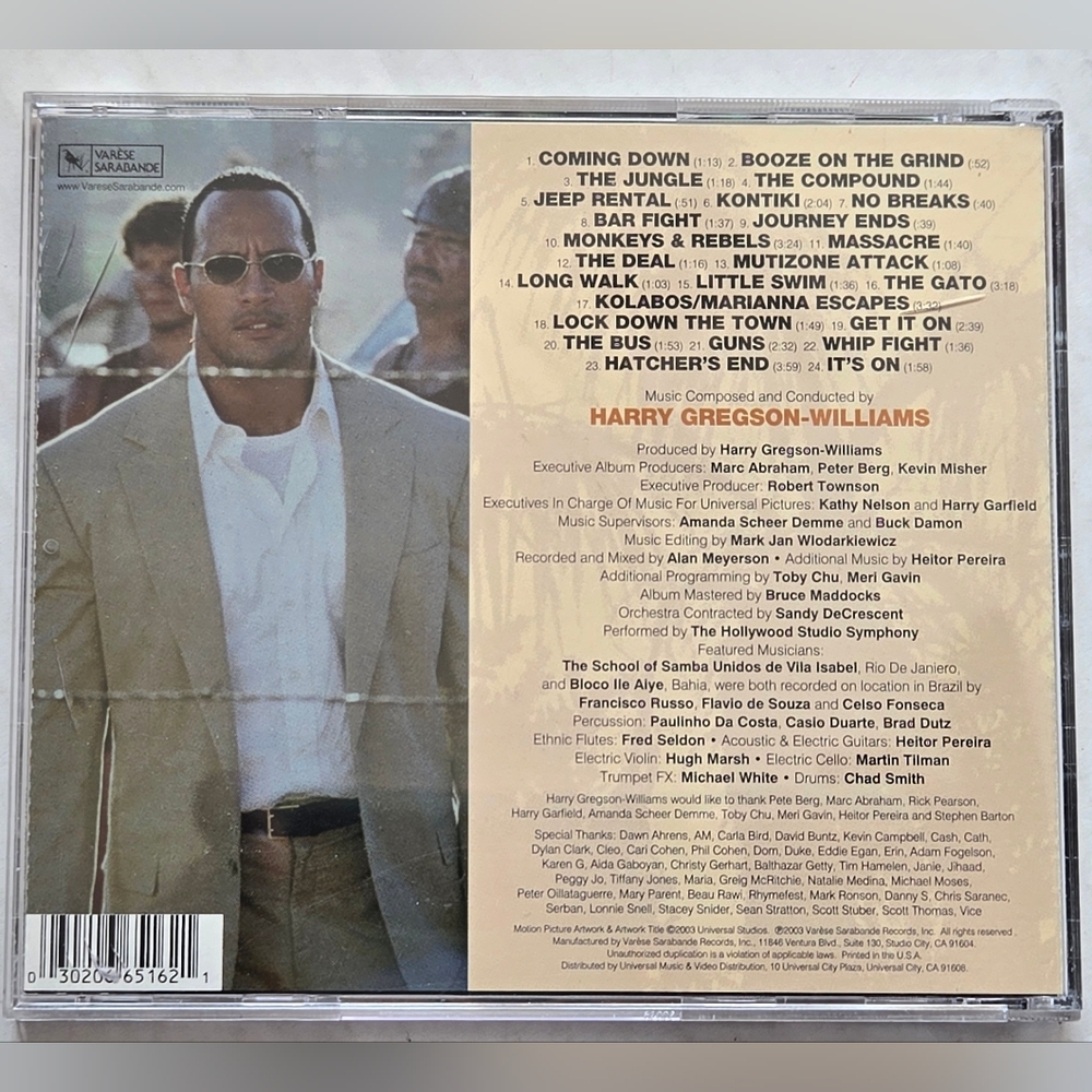 The Rundown Soundtrack CD Harry Gregson-Williams - Picture 2 of 3